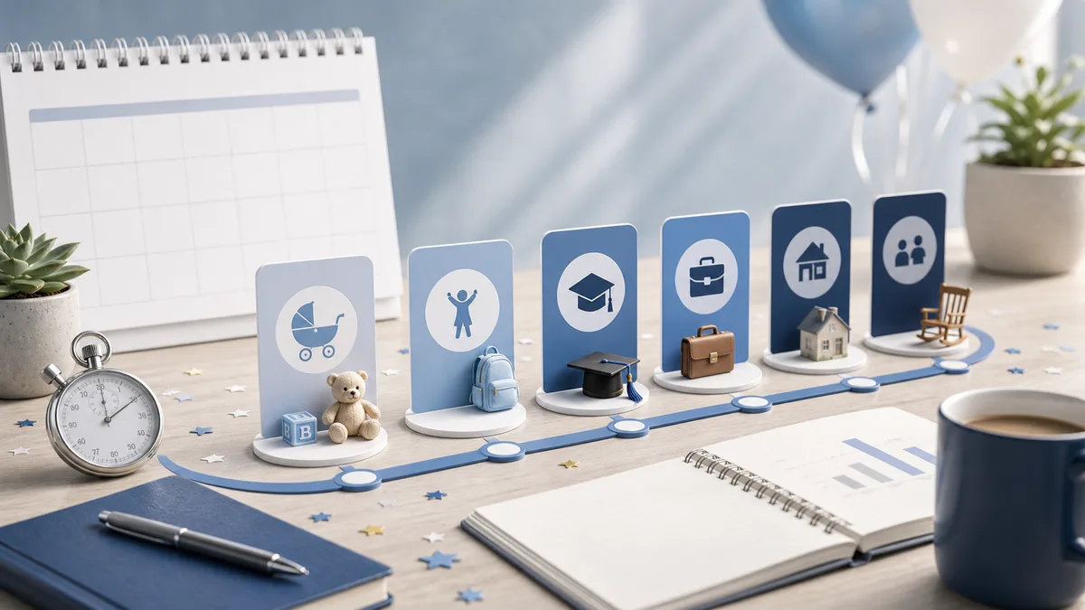 Editorial illustration for Age Milestones Explained, Important Birthday Milestones by Age