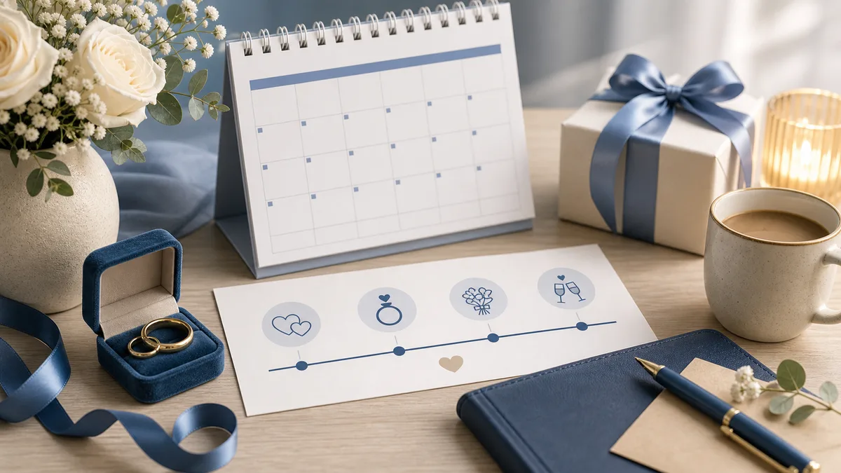 Editorial illustration for Anniversary Calculator Guide, Years Together and Next Anniversary