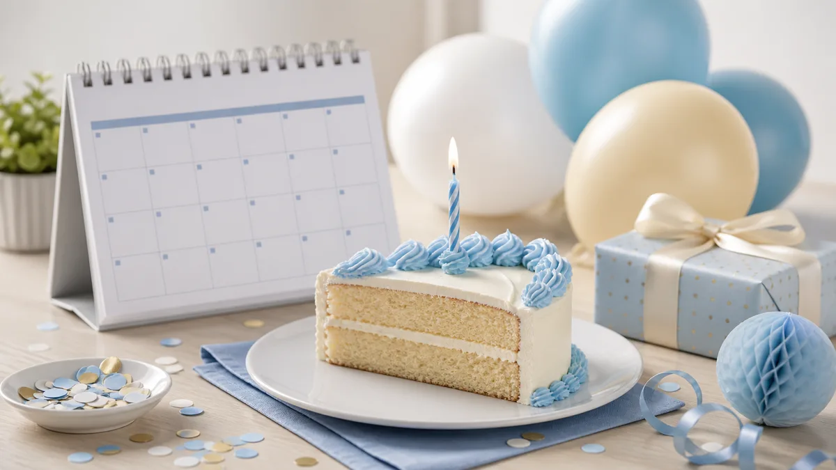 Editorial illustration for Half Birthday Calculator Guide and Half Birthday Ideas
