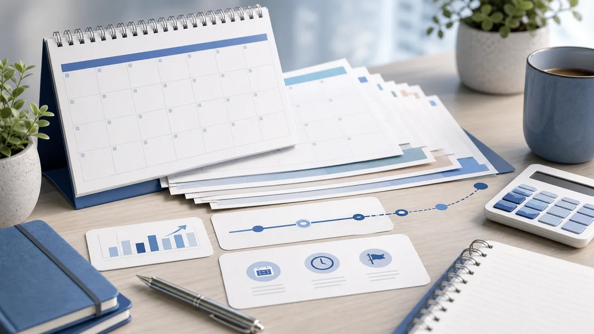Editorial illustration for Months Calculator Guide, Add Months and Count Months Between Dates