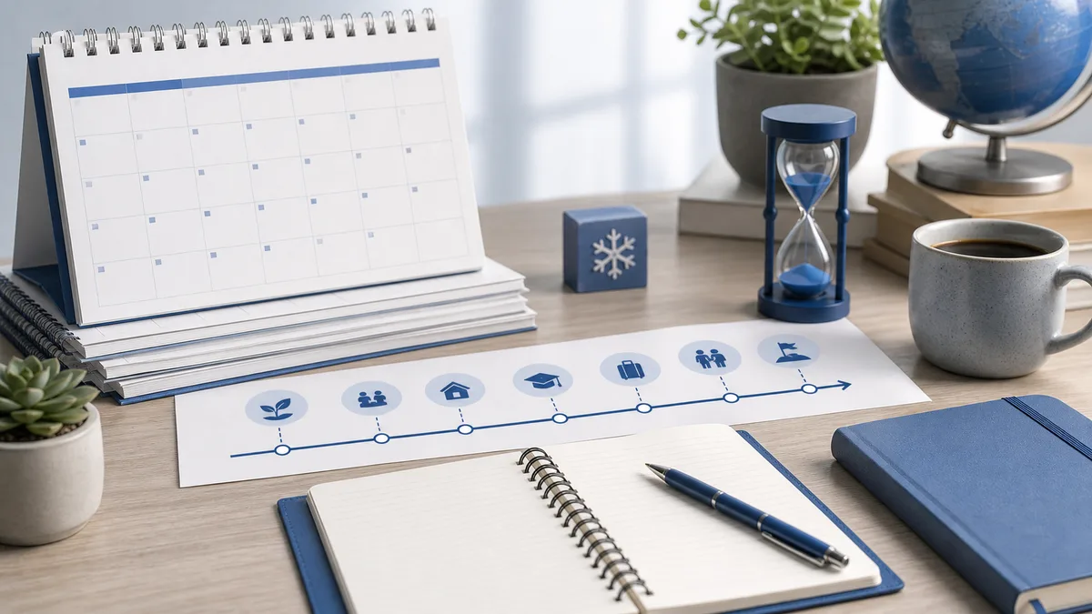 Editorial illustration for Years Calculator Guide, Add Years and Count Years Between Dates